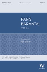 Paris Barantai SATB choral sheet music cover